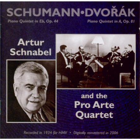 SCHUMANN - Quatuor Pro Art - Quintette avec piano en mi bémol majeur op..